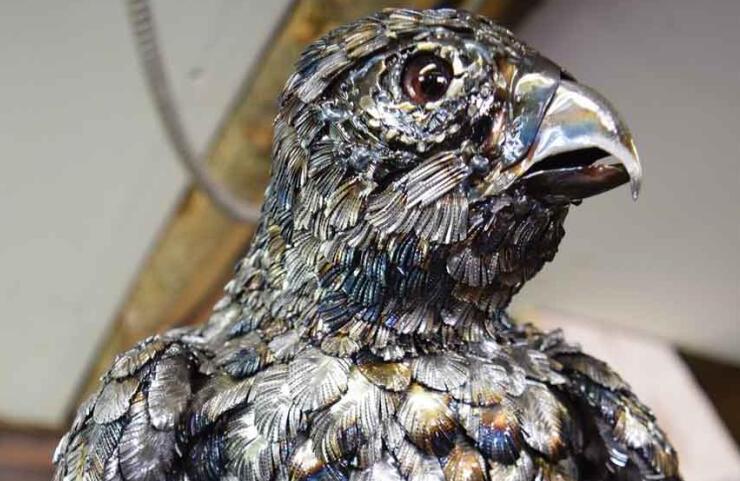 全球鈑金新聞-金屬制造狂：焊工制作動物的金屬鈑金